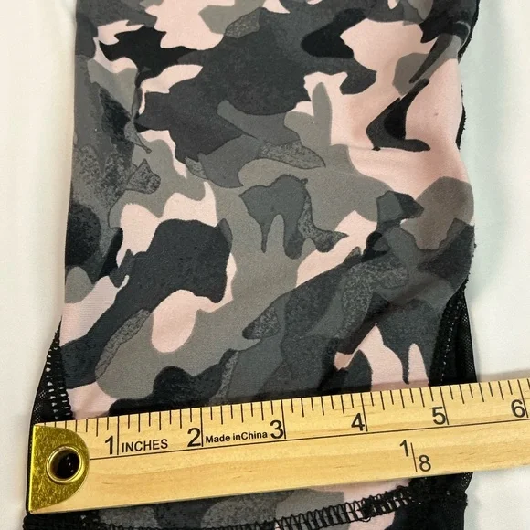 Torrid Women's Camouflage Leggings in Black, Gray, and Pink - Picture 7 of 8